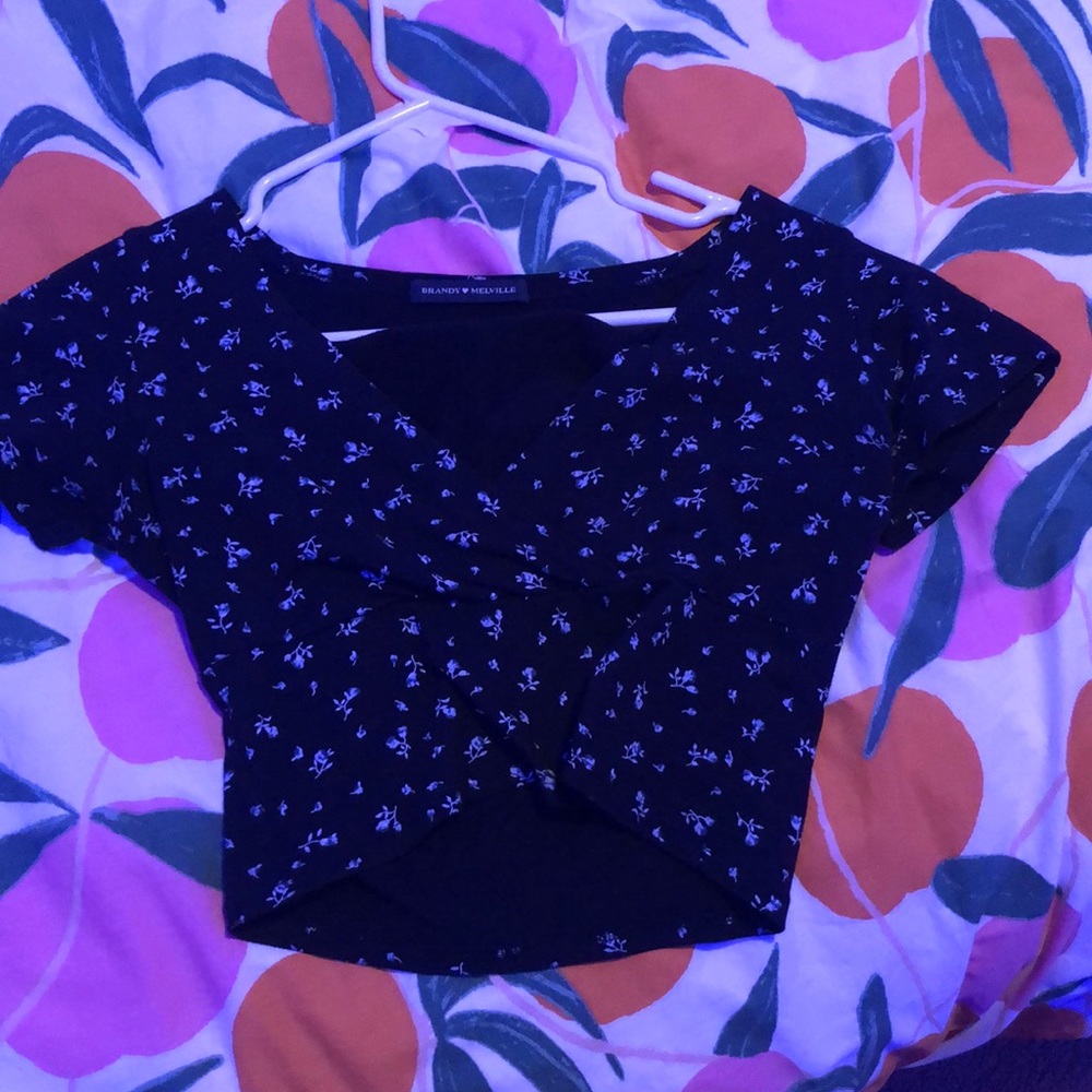 Cute floral brandy Melville tanktop